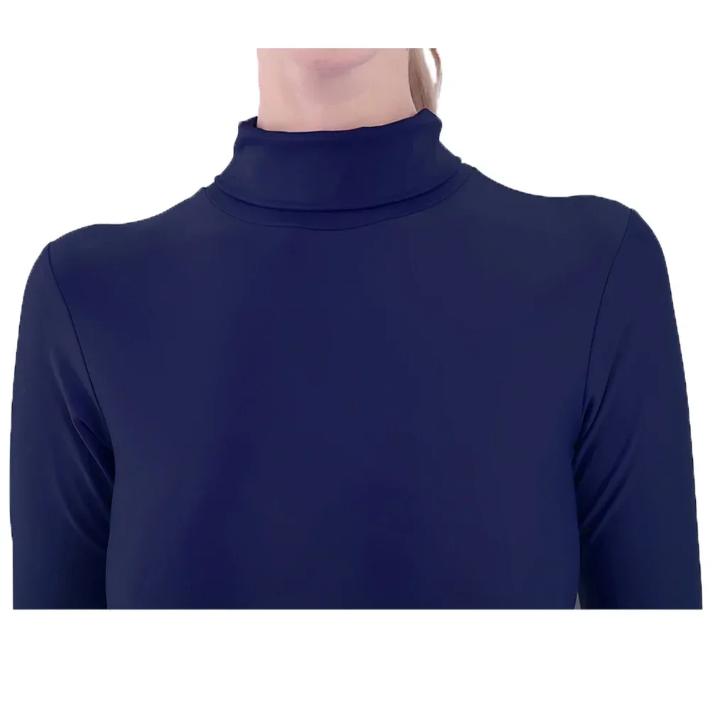 AOYLISE النساء الياقة المدورة يوتار كم طويل Dancewear دنة الباليه ارتداءها نحيل رومبير تجريب تانك زي اليوغا الصالة الرياضية المرحلة