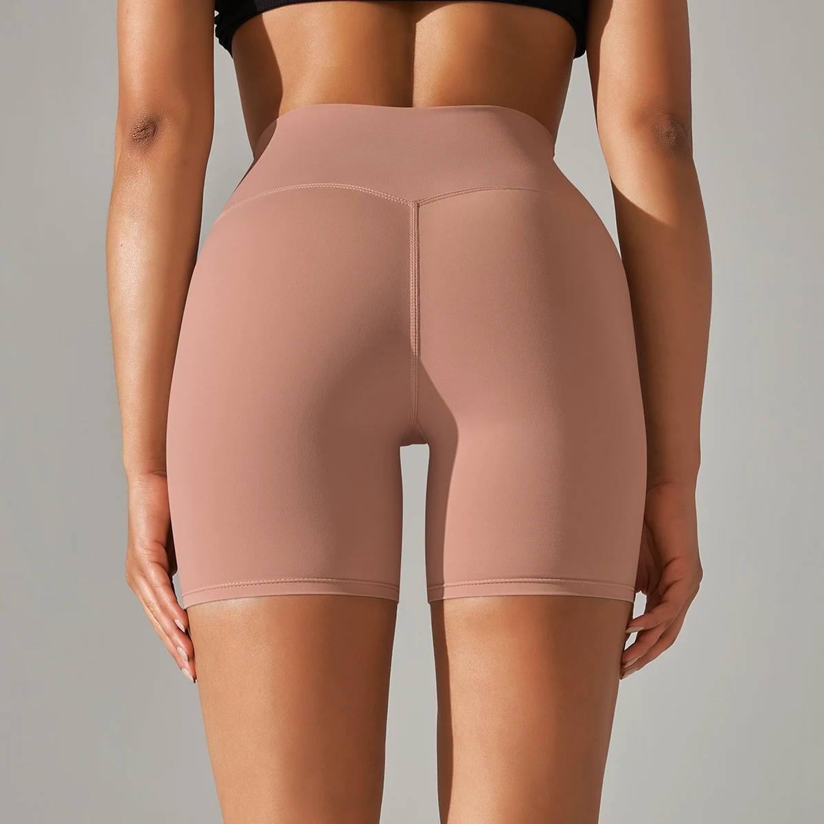 Frauen Yoga Legging Shorts Schnell Trocknend Radfahren Workout Gym Shorts Squat Proof Hohe Taille Fitness Engen Shorts Sport Kurze – Detail 33