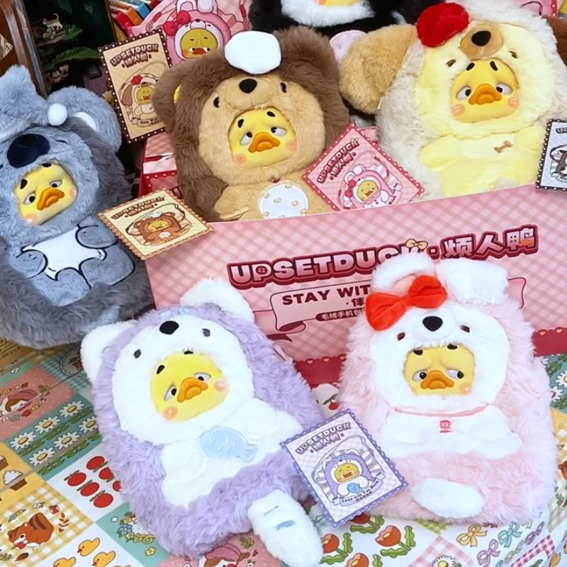 

Upsetduck Stay with You Duck Series Blind Box Toys Doll Pendant Phone Bag Mistery Box Action Anime Figures Girl Boy Plush Gifts