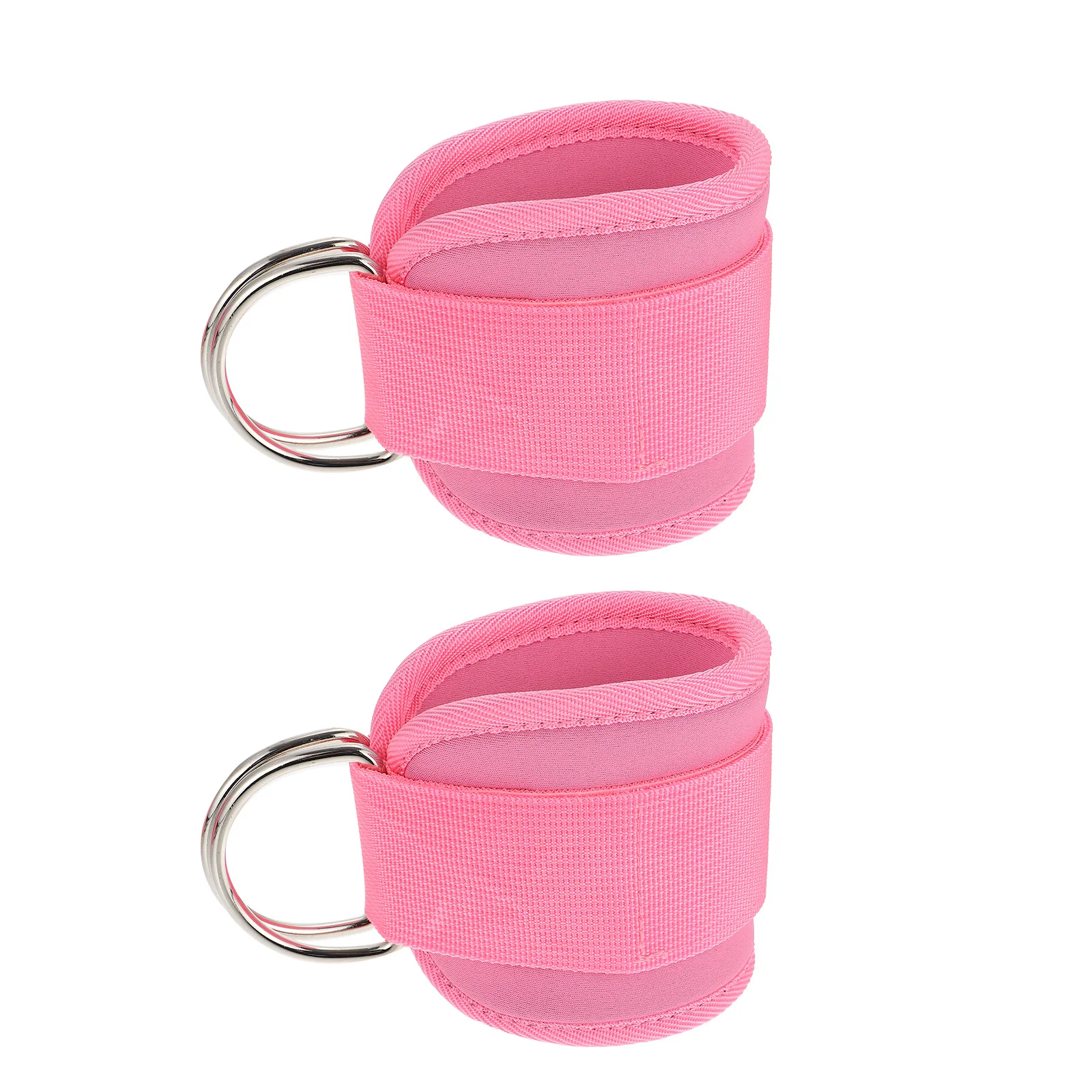 

1Pair Foot Ring Buckle Elastic Ankle Straps Lightweight Durable Fitness Tool for Leg Hip Training Indoor Exercise