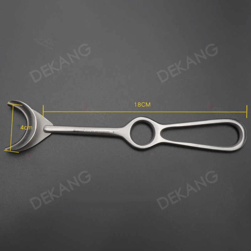 สแตนเลสจัดฟันเทียมภาพเคลื่อนย้ายหัว Retractor Lip มุมตะขอ