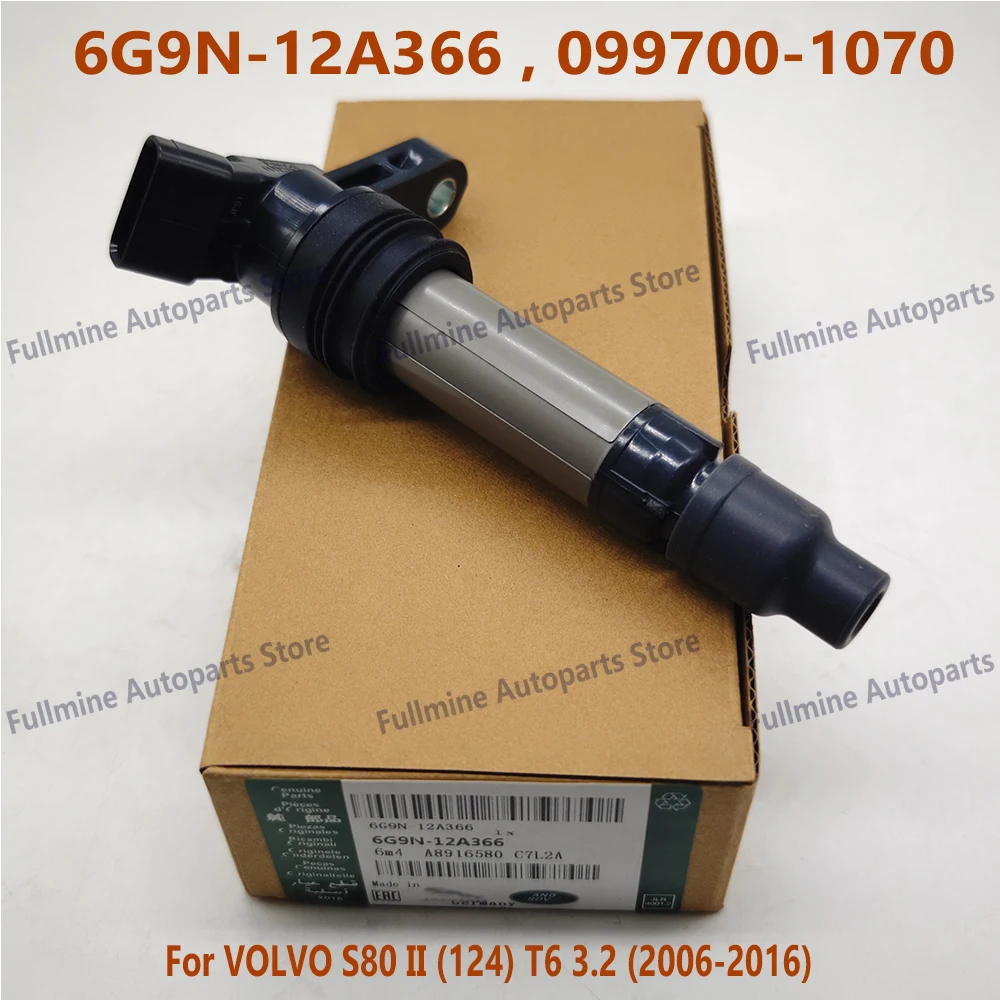 NEW 30684245 6G9N-12A366 Ignition Coil For V-olvo S60 S80 V70 XC60 XC70 XC90 3.0 3.2 L-and Rover LR2 099700-1070 DE230439