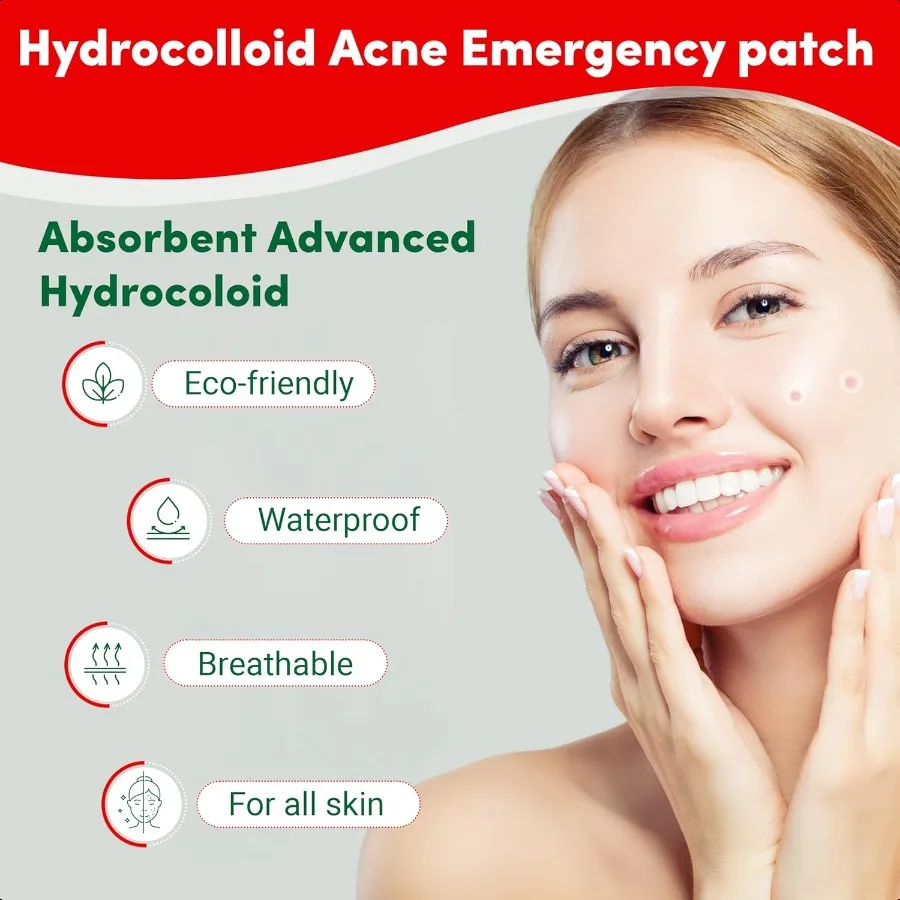 Original Hydrocolloid Acne Pimple Patches for Face 36 Count Invisible Spot Stickers with Salicylic Acid Tea Tree Oil for Zits B