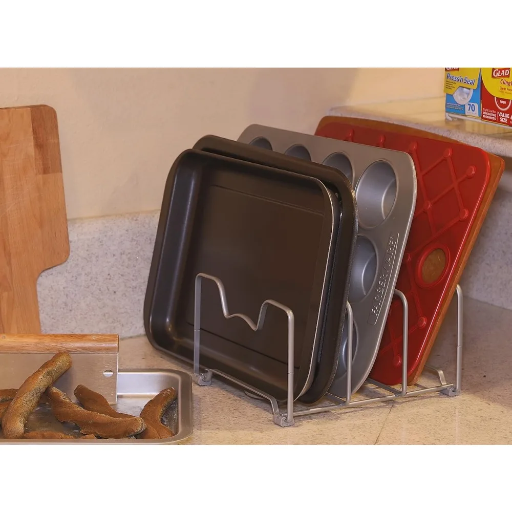 Kitchen Houseware Organizer Pantry Rack, Silver