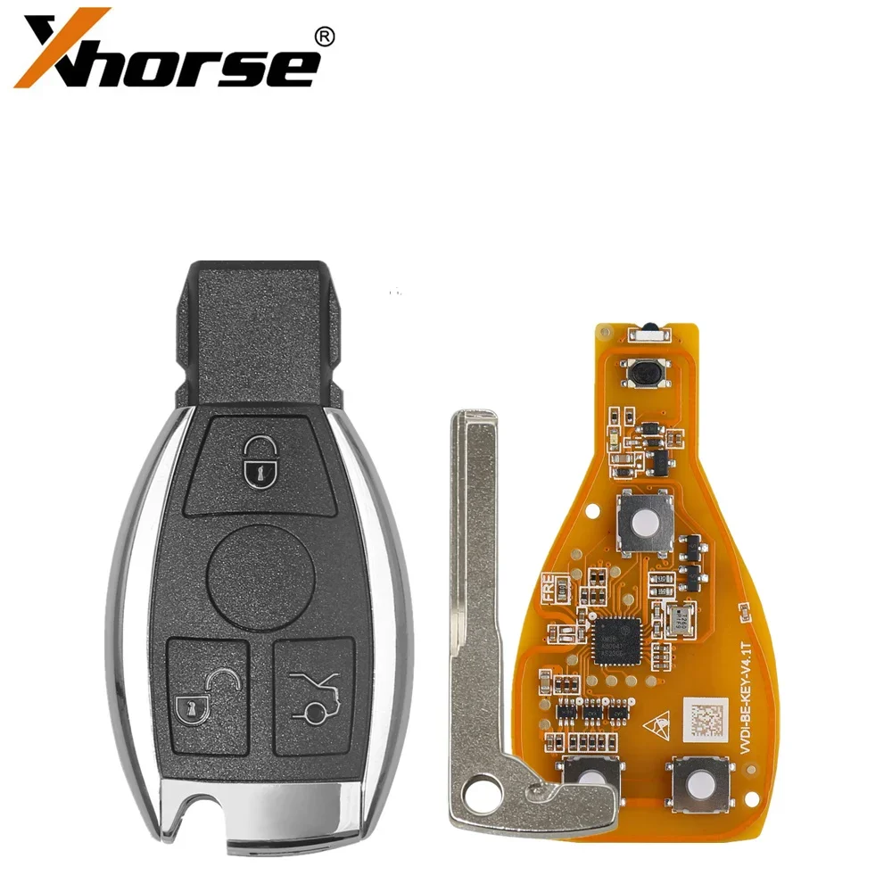 Xhorse VVDI BE Key Pro Yellow Board 315Mhz/433Mhz No Bonus Points for All MB Key Programmer 5Pieces/Lot