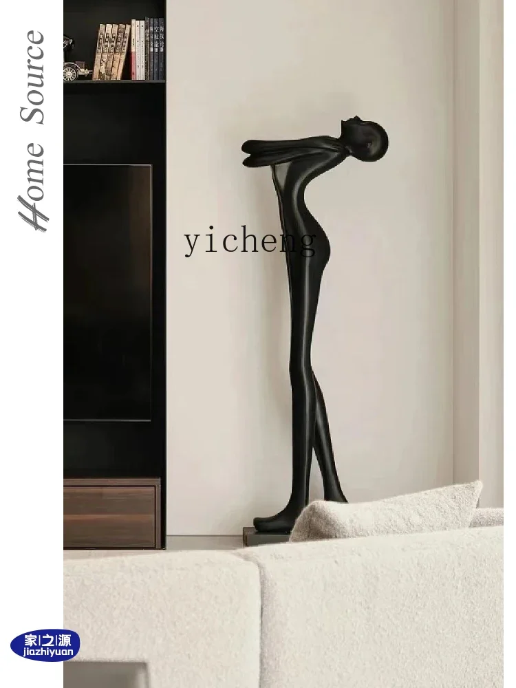L7-14 Modern Abstract Embrace Art Sculpture Ornament Home Character Creative Decoration Office Decoration
