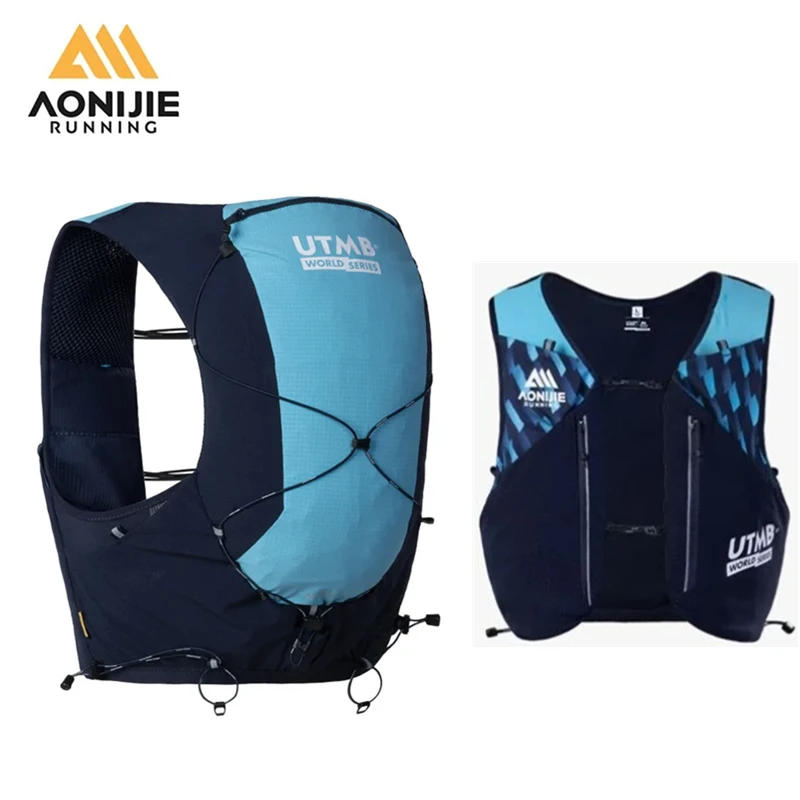 AONIJIE MB 12L Running Bagpack Vest Lightweight Breathable Unisex Adjustable Multi Compartment Storage for Outdoor Activities
