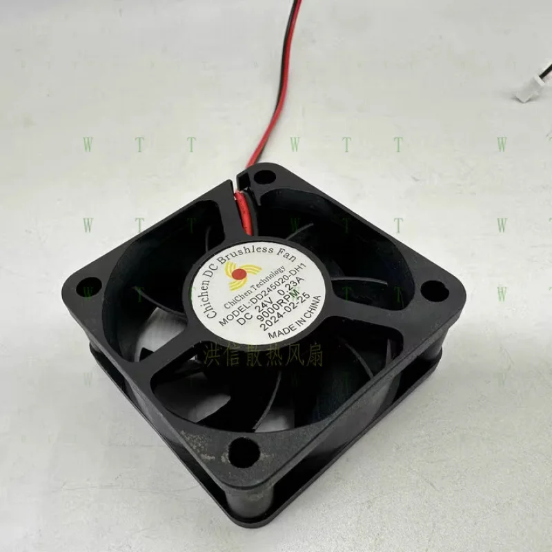 H 1 PCS for CHICHEN Fan DD245020-DH1 DC 24V 0.23A 5020 50*20MM 2 WIRE Cooling Fan