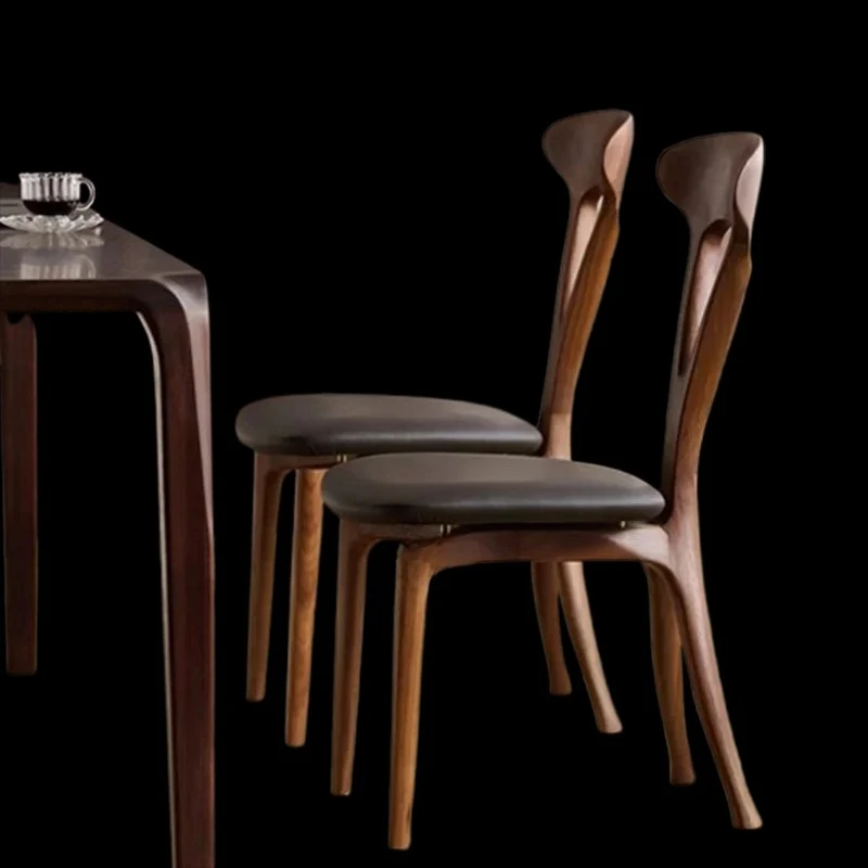 

Dining Chairs Modern Simple Solid Wood Vintage Chairs Trendy Furniture