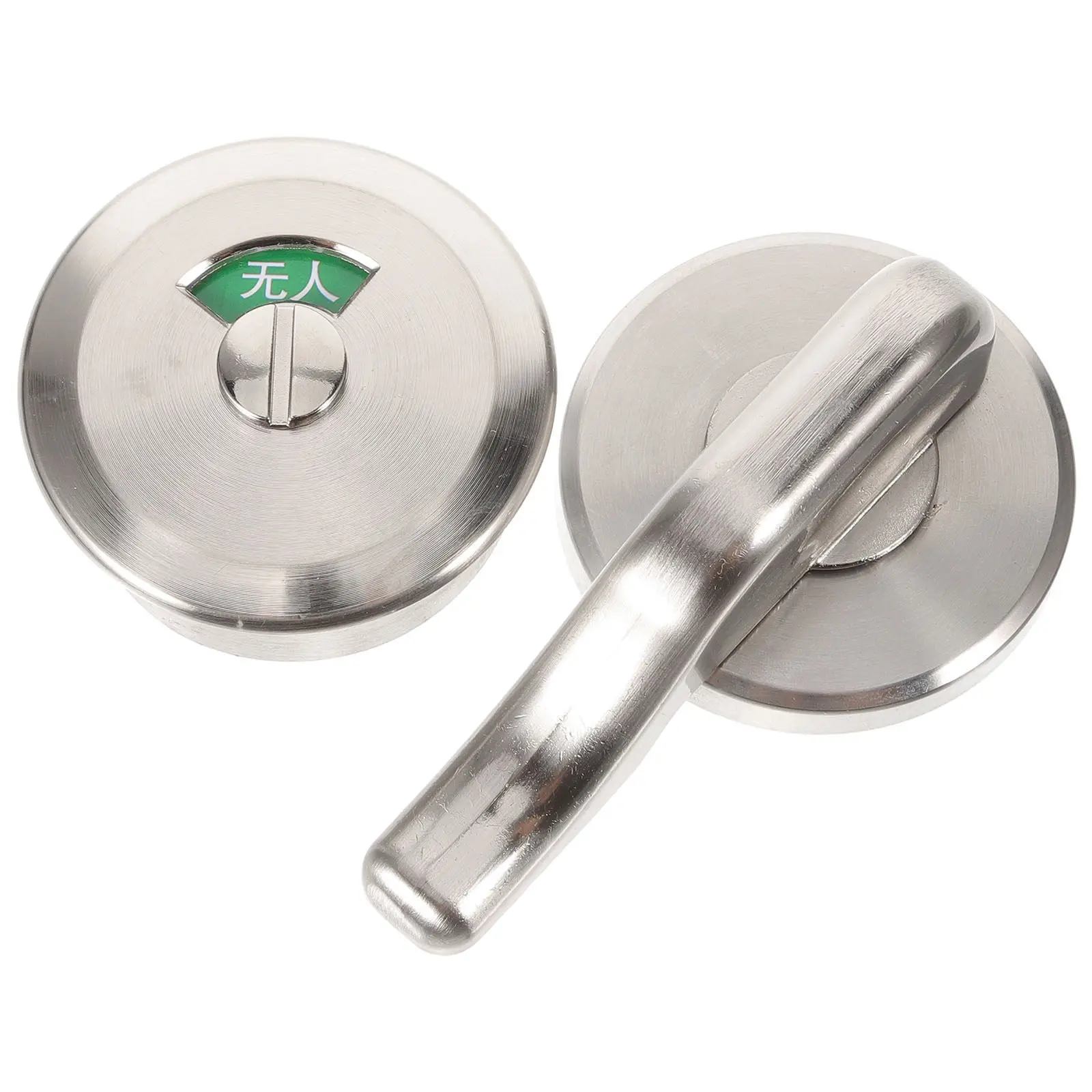 

Bathroom Door Lock Indicator Green Red Occupied Vacant Privacy Lock for Public Restroom Office Hotel Toilet Shower Door Latch