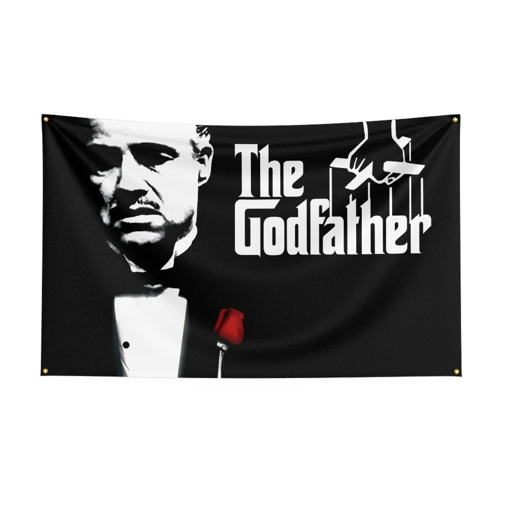 3x5 Ft T-the godfathers Plays Flag Classic Movie Flag Wall Hanging Banner Decor Movie Poster