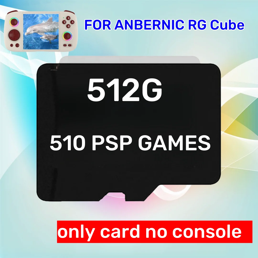 Tarjeta portátil para ANBERNIC RG Cube TF, tarjeta de memoria para juegos, consola de juegos portátil, juegos PS2, PSP, regalo 512G 80000