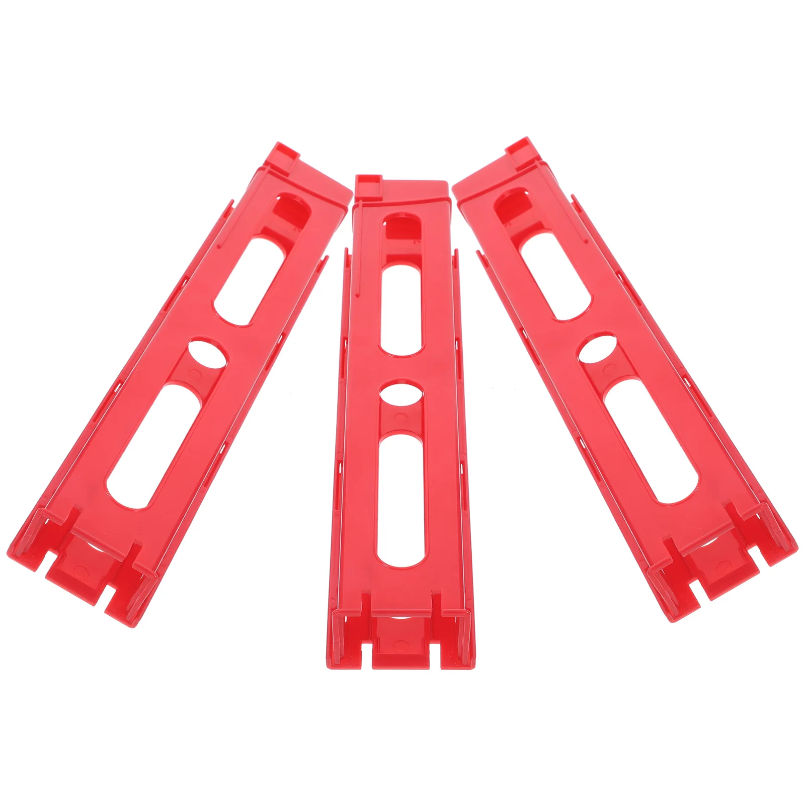 3 Pcs Domino Train Accessories Creations Kids Cardboard Holders for Mexican Vehicle Building Blocks Dominoes