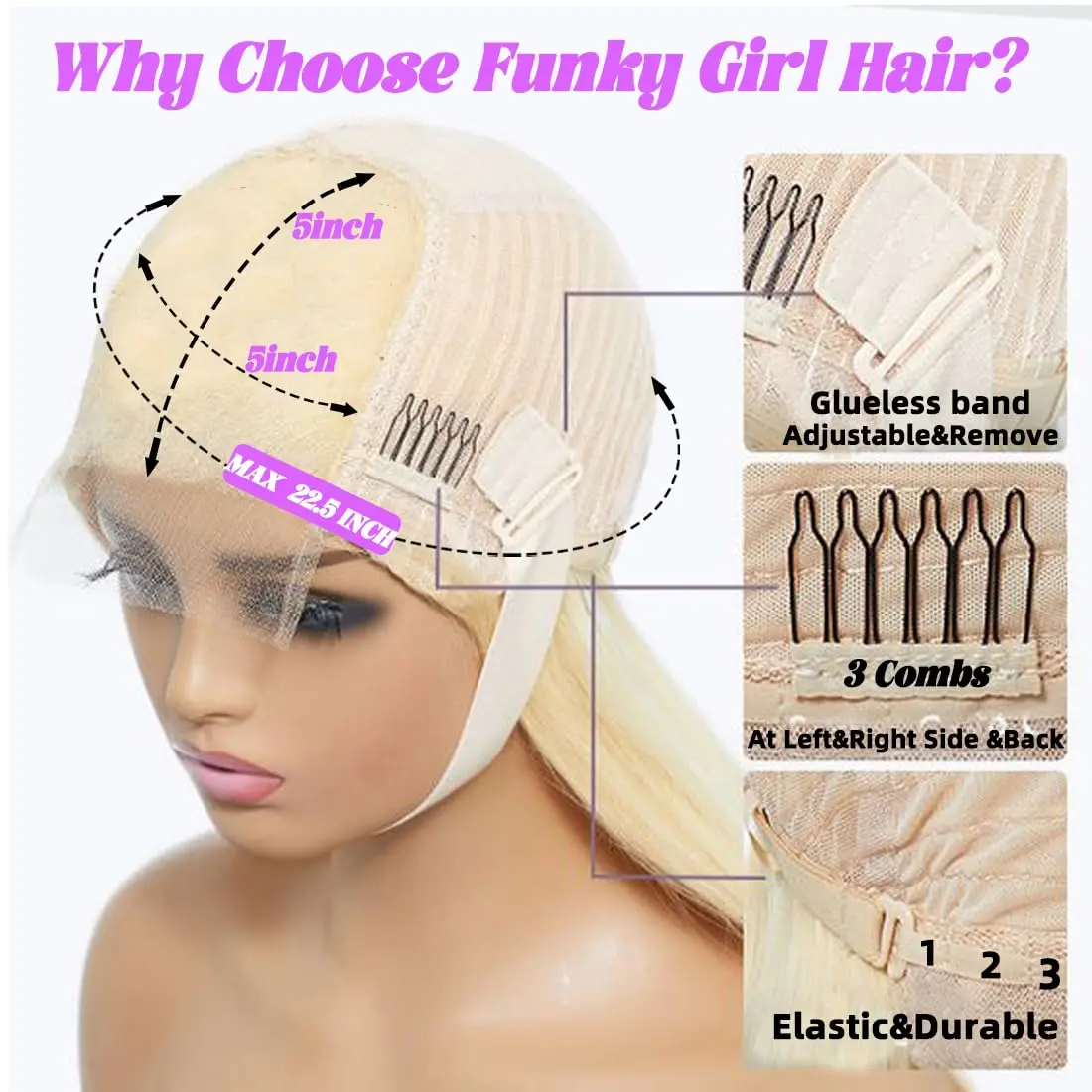 220 الكثافة بوب شعر مستعار 5x5 Hd الدانتيل إغلاق شعر مستعار مستقيم 613 شقراء العسل 100% البرازيلي شعر الإنسان الملونة باروكة من شعر طبيعي للمرأة