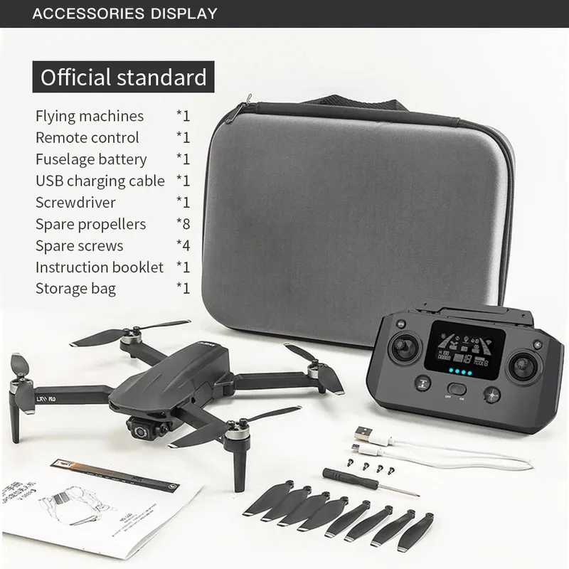 LYZRC-Dron L700 Pro with Professional Camera Quadcopter with Brushless Motor GPS 5G WIFI FPV 4K