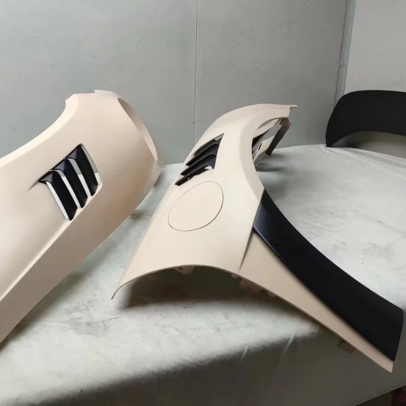 for  992 Upgrade TopCar Style Front Fender Dry Carbon Fiber+primer Front Fender Body Kit