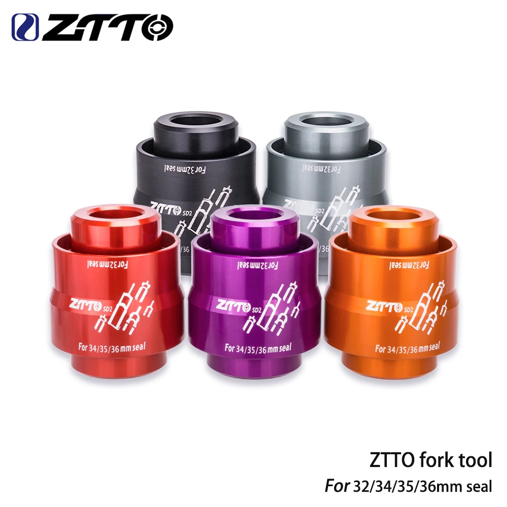 ZTTO MTB Mountain Bike Suspension Fork Oil Seal Driver Installation Tool Fork Seal Wiper Tool 32 34 35 36mm inner tube