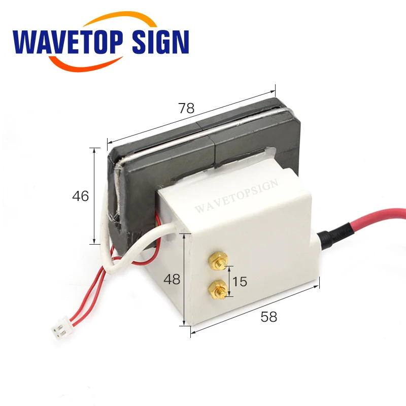 Imagem -03 - Wavetopsign-transformador Flyback de Alta Tensão Fonte de Alimentação a Laser Reci Dy10 80w Hy60tc3t Pcs por Lote