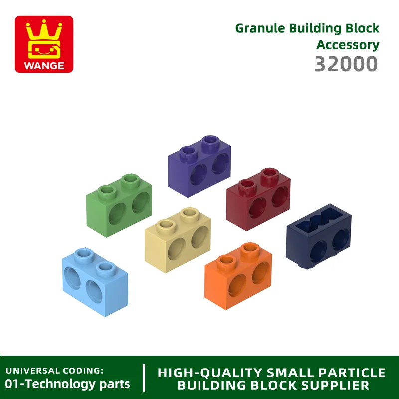 100g 140PCS/lot 32000 1x2 with 2-Hole Building Block Moc Parts Compatible with Brick DIY Children\'s Gift Assembly Toy Gift Box