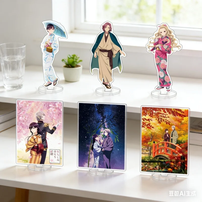 Popular Anime 15CM Acrylic Model My Happy Marriage Desktop Ornament Figures Stand Miyo Saimori Kiyoka Kudo Christmas Firend Gift