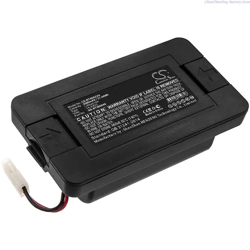 Cameron sino bateria de 2600mah para rowenta explorer 20, explorer 40, explorer 60, rr692, rr693, rr694, rr697, rr682, rr687, r727, rr724