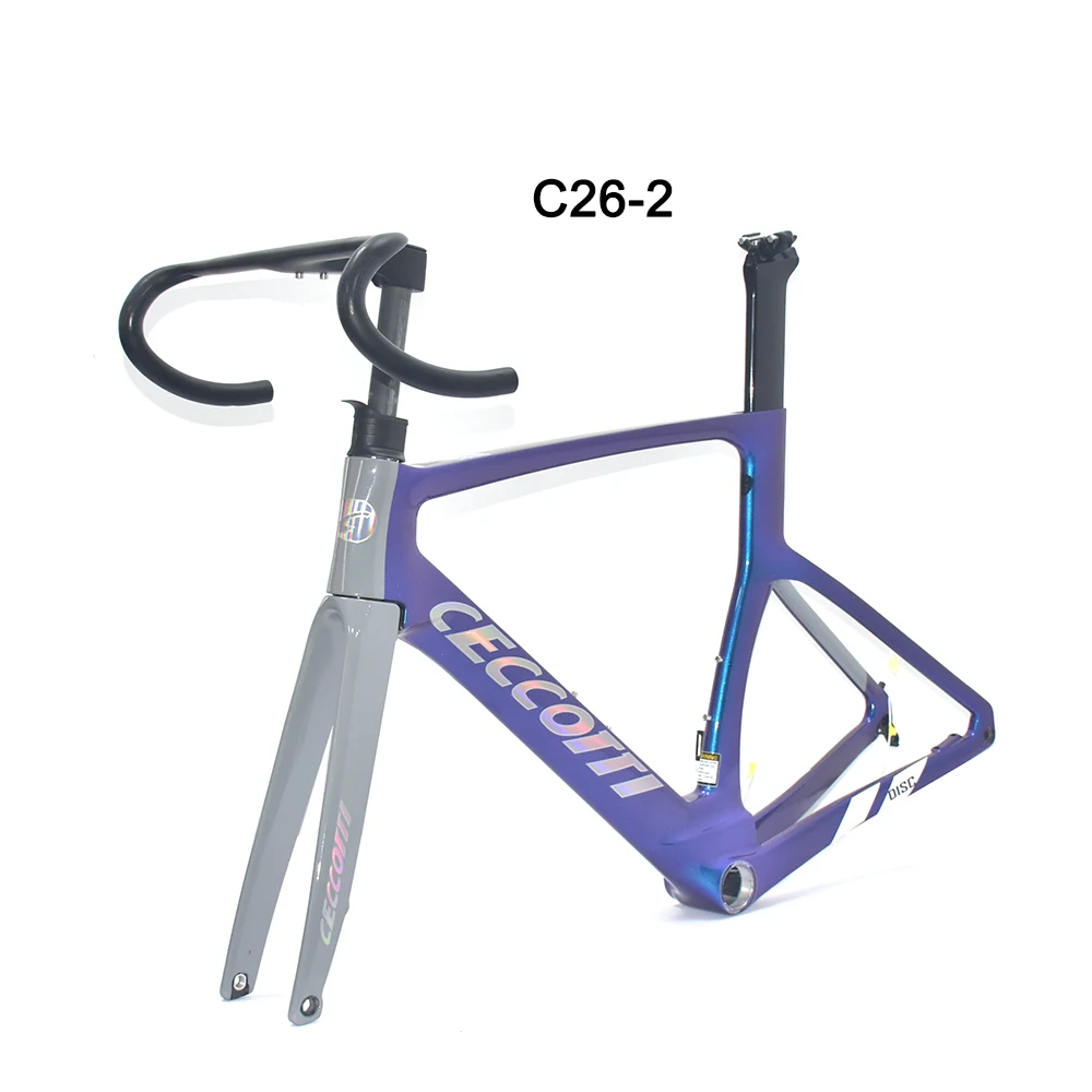 Carbon Frame for Bicycle, T47, Bottom Bracket, Disc Brake, Full Hidden Cable Line, Handlebar Frameset, Race Bike