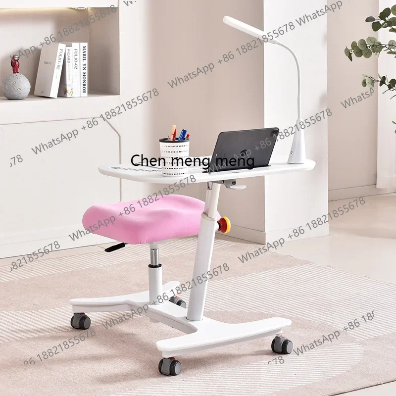 G153 Integrated study table Students can lift and lower writing household desks and chairs can move small apartment desks