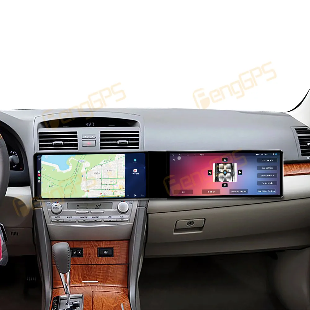 Android 13 Dual 12.3 Inch Qualcomm Screen For Toyota Corolla 2007-2011 Car Radio GPS Navigation CarPlay Multimedia Player Host