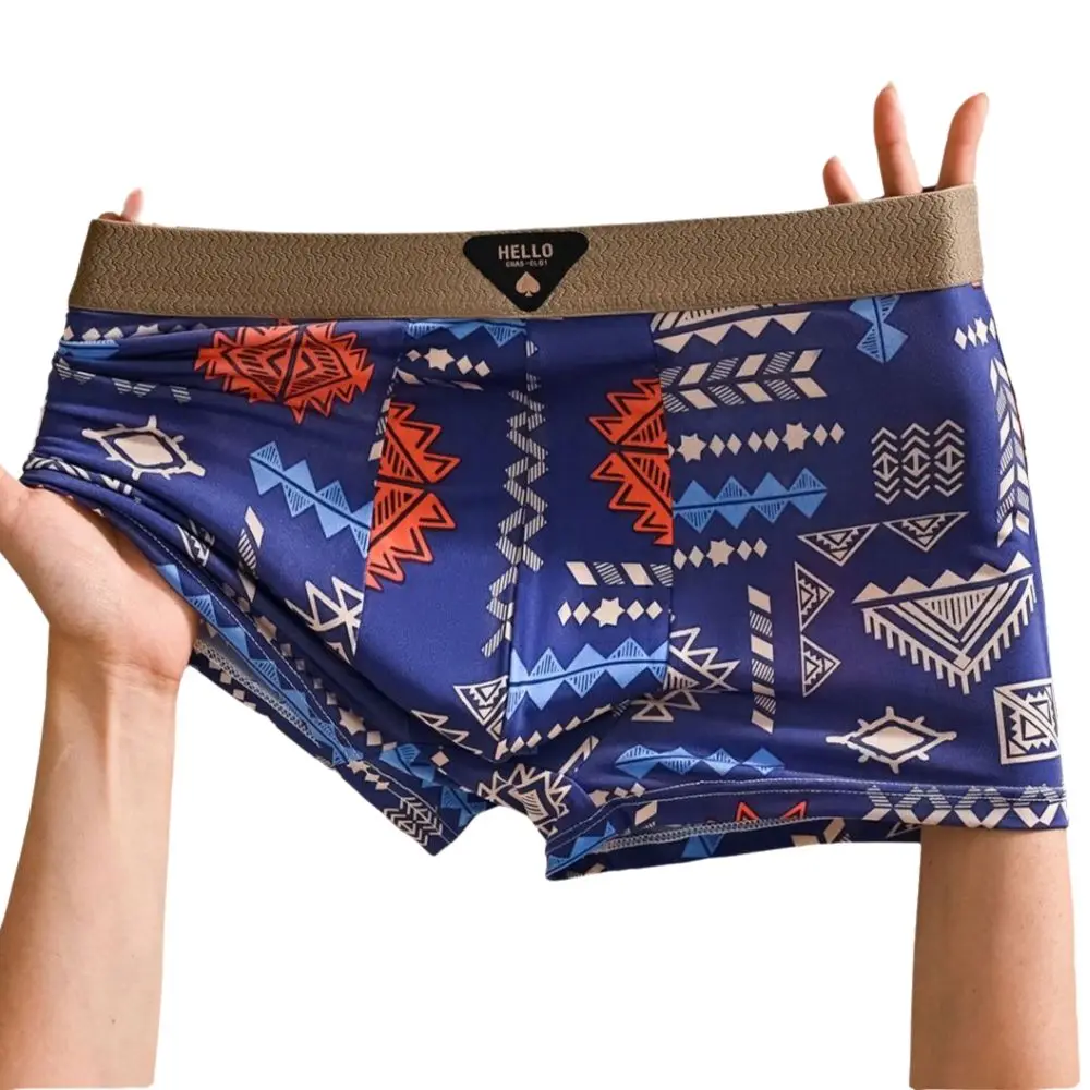 5 قطعة تنفس حجم كبير الرجال سراويل داخلية للرجال منتصف الخصر سلس الملابس الداخلية للرجل مطاطا الملابس الداخلية السراويل السروال الذكور