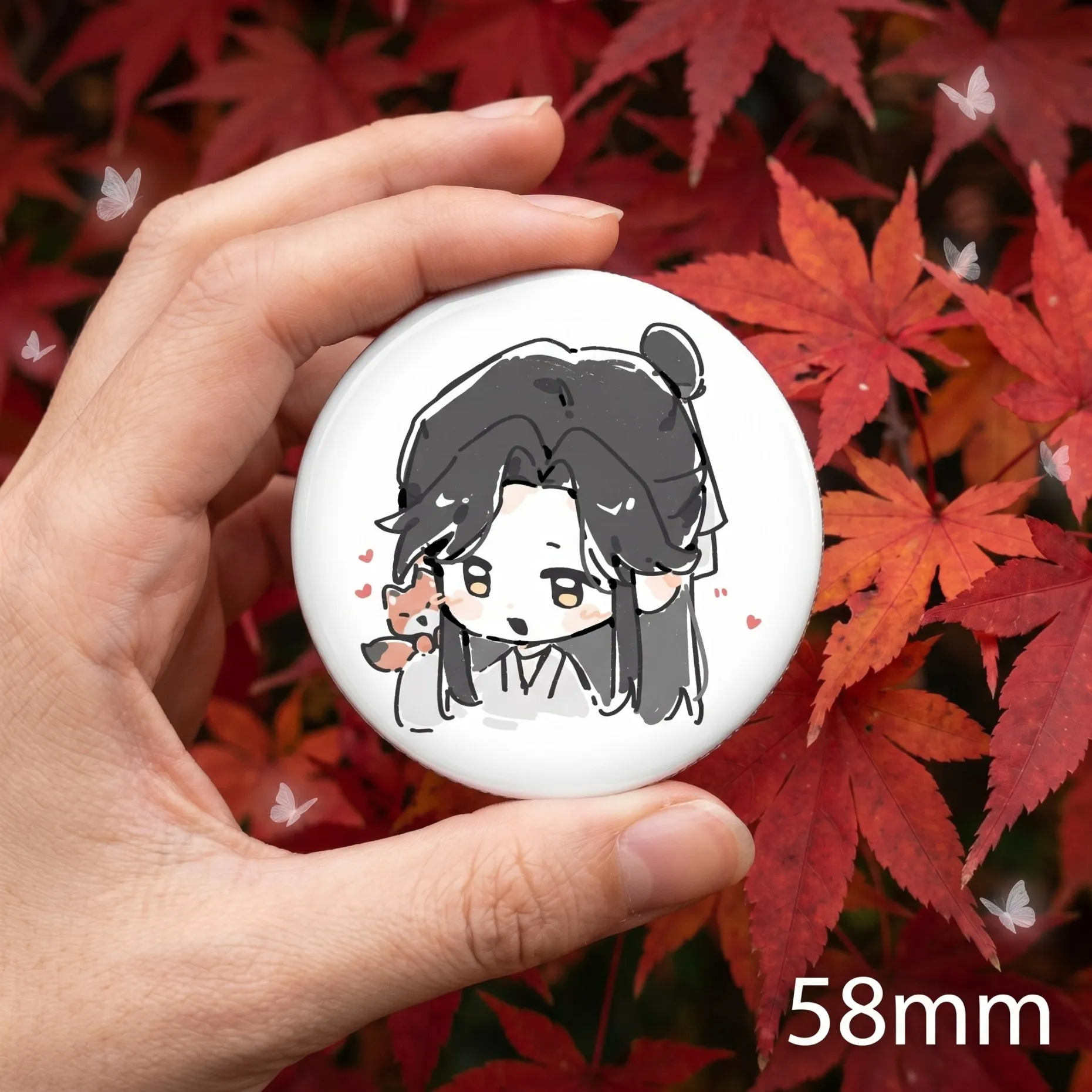 Tian Guan Ci Fu Hua Cheng Xie Lian Heaven Official's Blessing TGCF Anime Badge Pin Brooch Collectible Button Hua Cheng Xie Lian