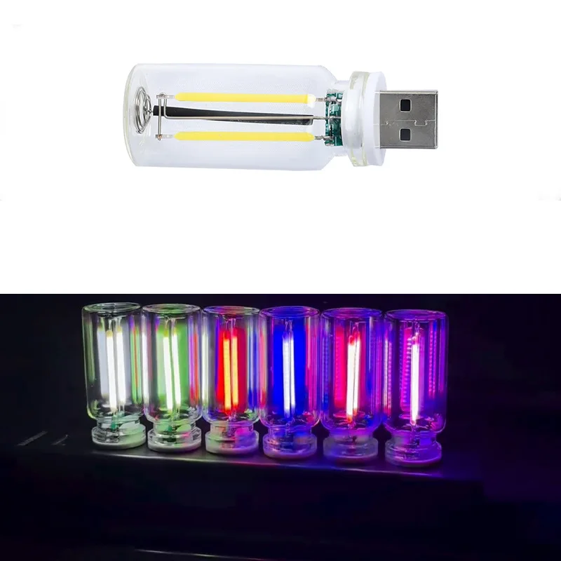 

Car Mini USB Touch Control LED Ambient Light Decorative Atmosphere Lamps for Interior Auto PC Computer Portable Light Plug Play