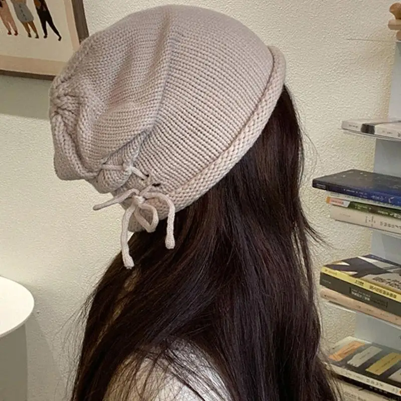 فضفاض مترهل قبعة صغيرة الكروشيه محبوك قبعة بونيه قبعة الجمجمة قبعة الشتاء محبوك قبعة