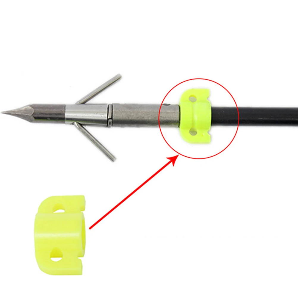 

15pcs Sliding Block Durable Plastic Fishing Accessories Quick Clips Easy Install Long Use Hunting Gear