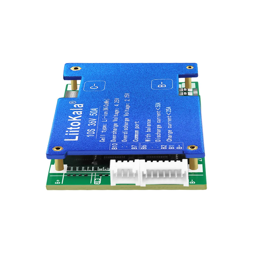 LiitoKala 10S-36V50A-BMS 10 Series 36V Li-ion Battery Protection Plate