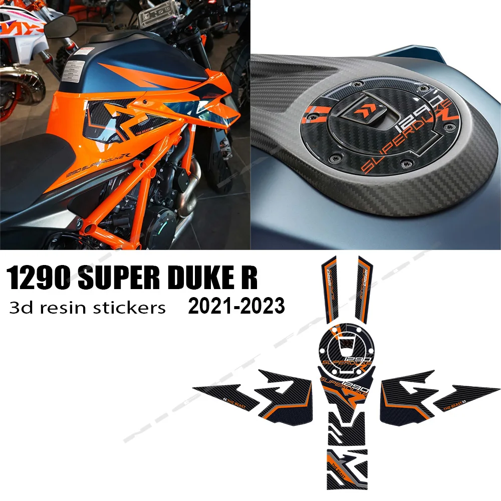 3D Epoxy Resin Protective Sticker Kit for 1290 Super Duke R 2021-