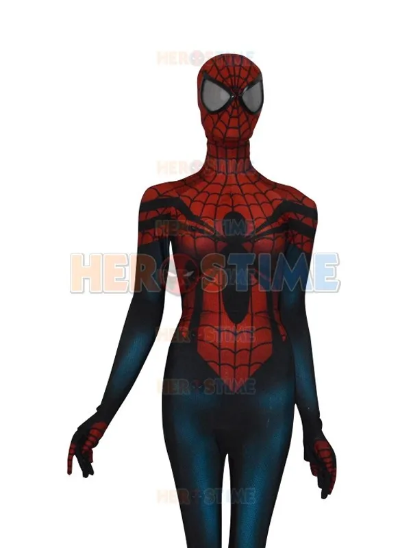 Spider Girl Costume Mayday Parker Cosplay Spidey Suit Spandex Halloween woman lady spiderman Superhero bodysuit