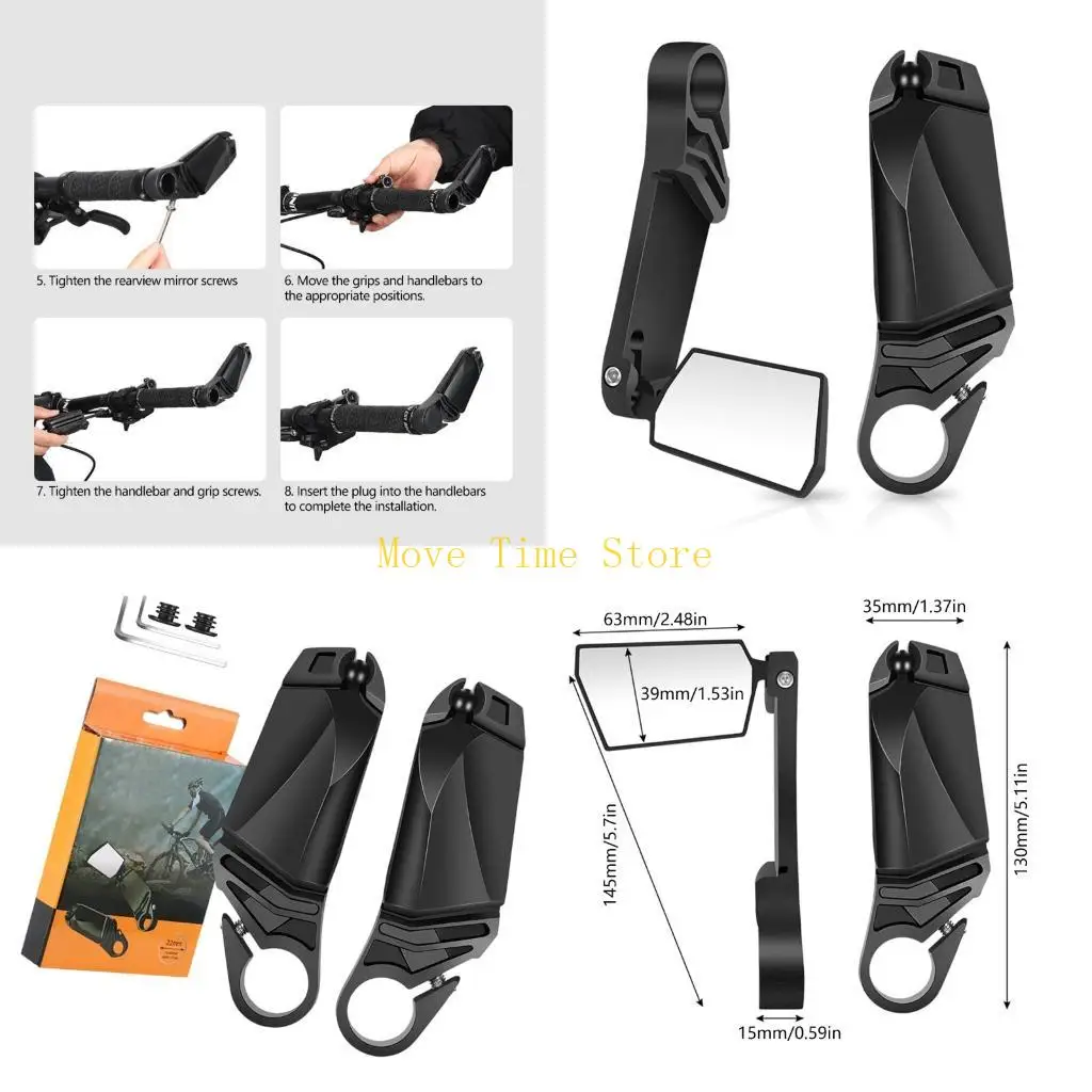 

92ME велосипеды с поворотом на 360 градусов, руль для велосипеда, отражатель заднего вида, безопасное зеркало