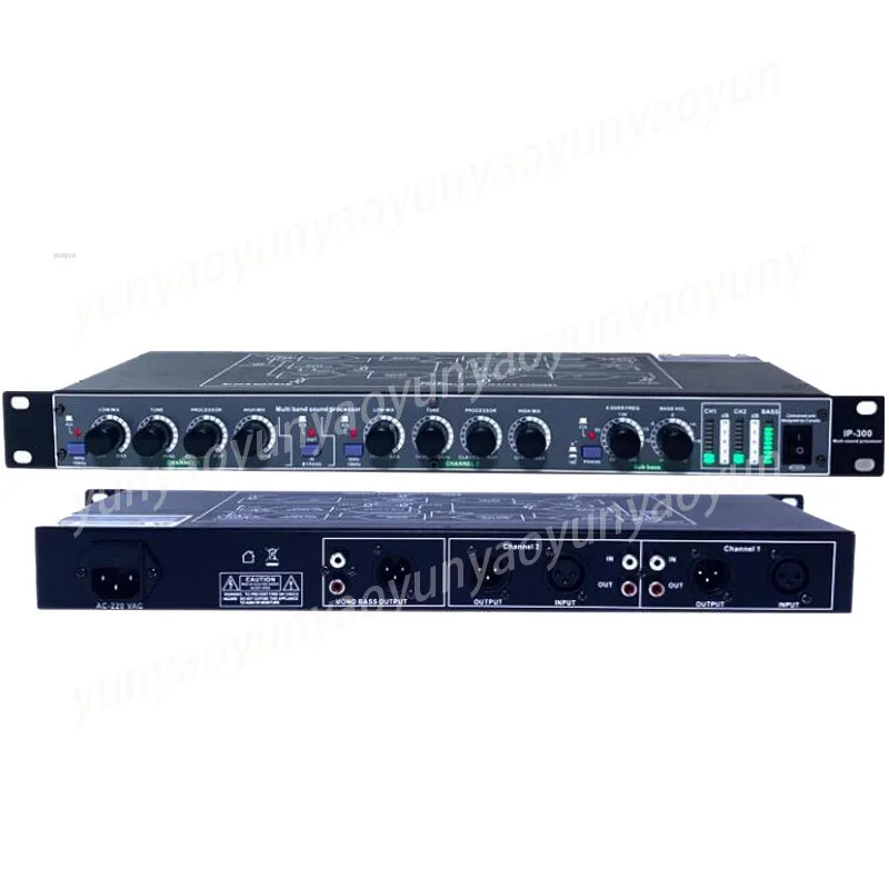 

Multifunctional Ultra High and Ultra Low Bass Cannon Enhancer IP300, Audio Stimulator, Equalizer, Tone Adjustment Front