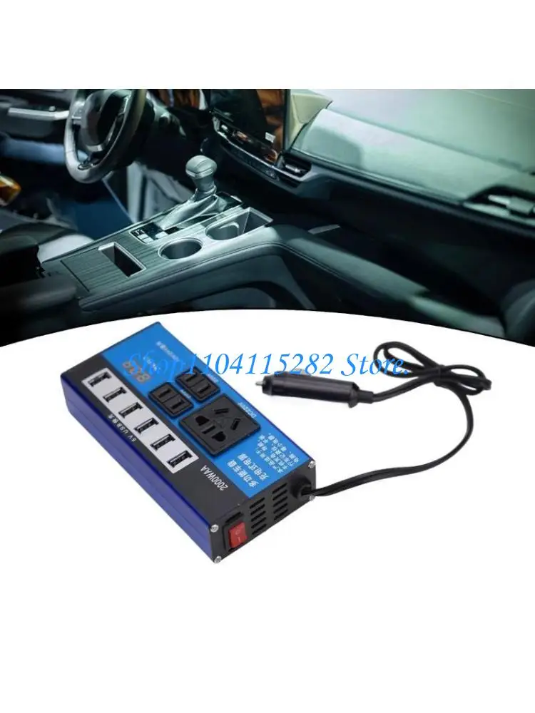  Multiple Port Vehicle Inverter Converter Adapter Intelligent Charging For Trucks