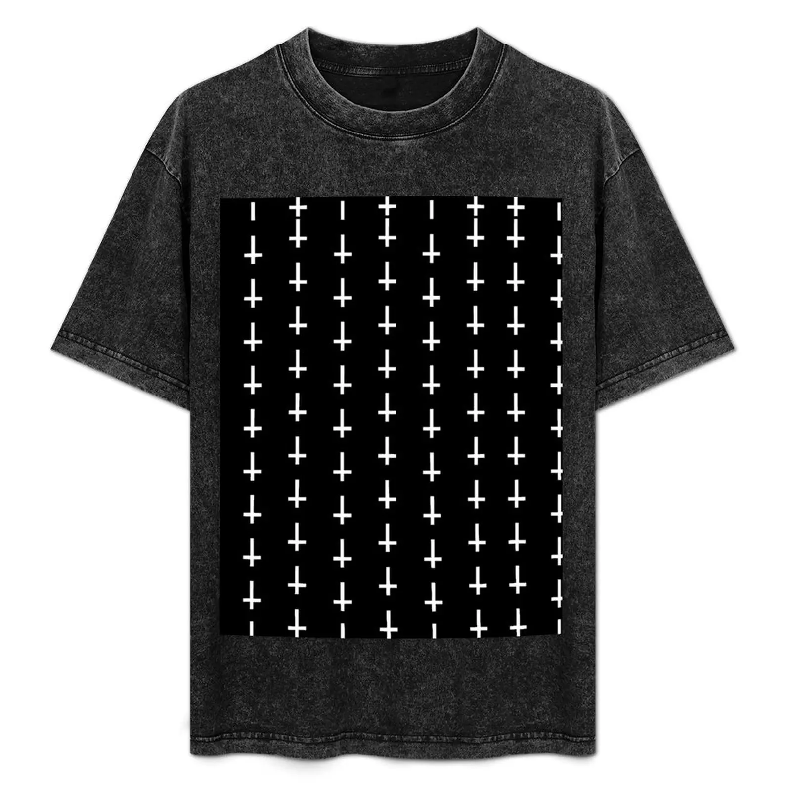 

Inverted Cross T-Shirt Minimalist Graphic Tee Shirt