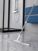 Aluminum Alloy Sweeping Mopping Dual-Purpose Magic Broom With Long Rod Variable Length Floor Glass Wiper Lazy Scraper Bathroom