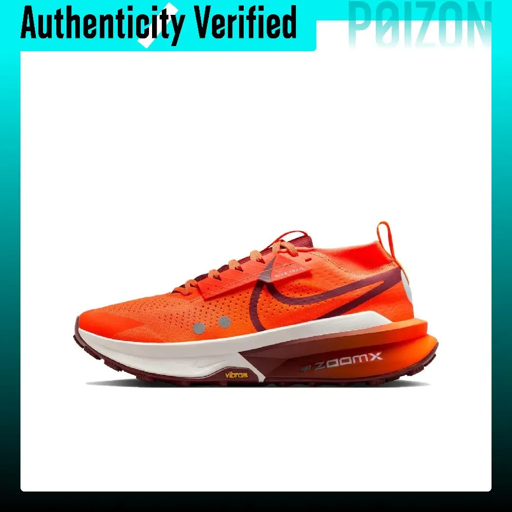 Nike Zegama 2 Abrasion Resistant Low top Casual Running Shoes Men's Red FD5190-800