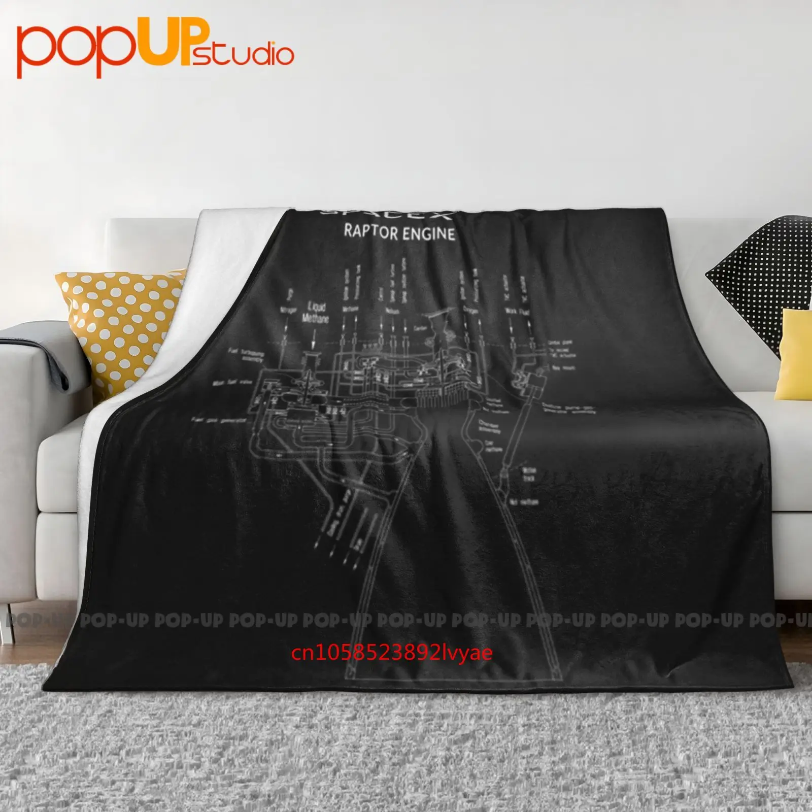 Spacex Rocket Raptor Engine Ultra-Soft Blanket Quilt Winter Sofa Cover Bed Covers