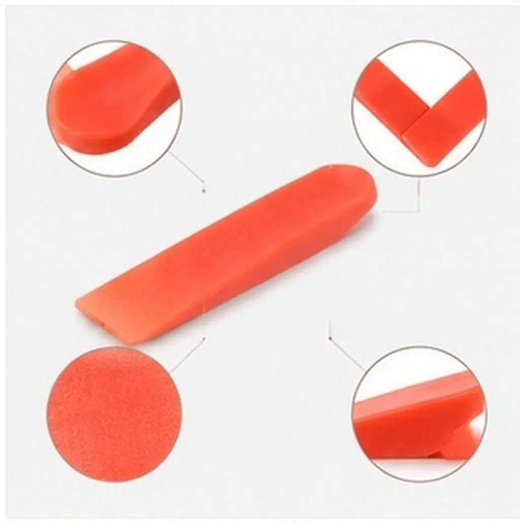 100Pcs Plastic Tile Leveling Spacers For Home Renovation Wedges Easy Insert Remove Floor Wall Installation Tools