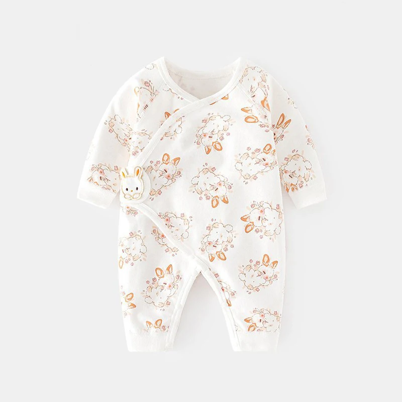 

Монастичный комбинезон из чистого хлопка, осенне-зимний комбинезон с волшебной лентой, круглый комбинезон с принтом, традиционная китайская одежда