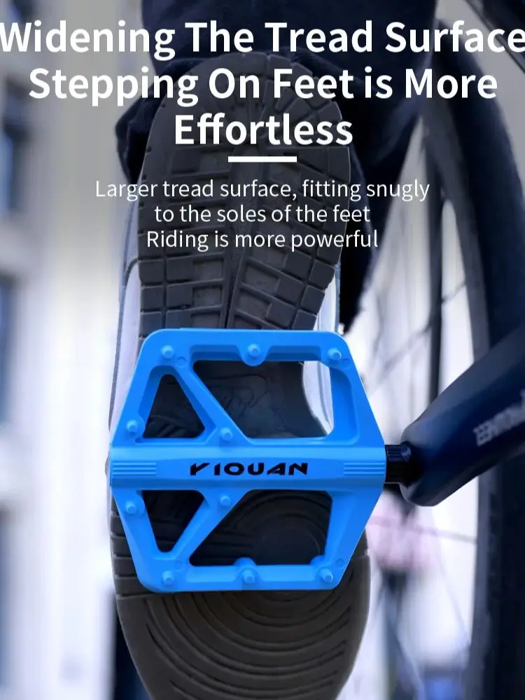 AliExpress NONE ESLNF Bicycle Pedals Made Of Nylon Shell Material Anti-slip Nail Design 271g Suitable For Mountain Bikes And Road Bikes