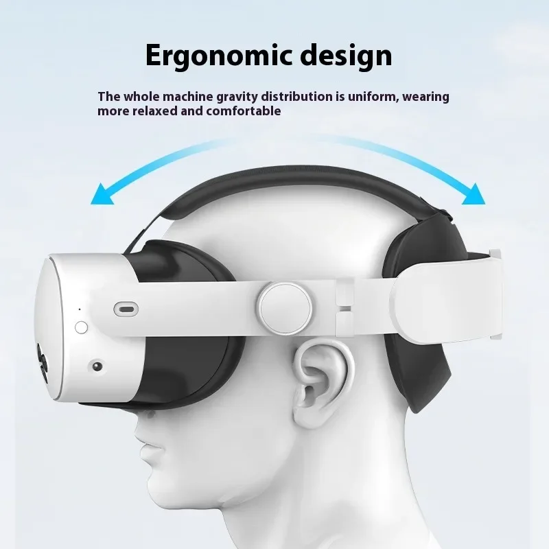 ترقية حزام للرأس قابل للتعديل ل ميتا كويست 3S/3 استبدال النخبة حزام أغطية الرأس عقال ل كوة كويست 3 VR الملحقات
