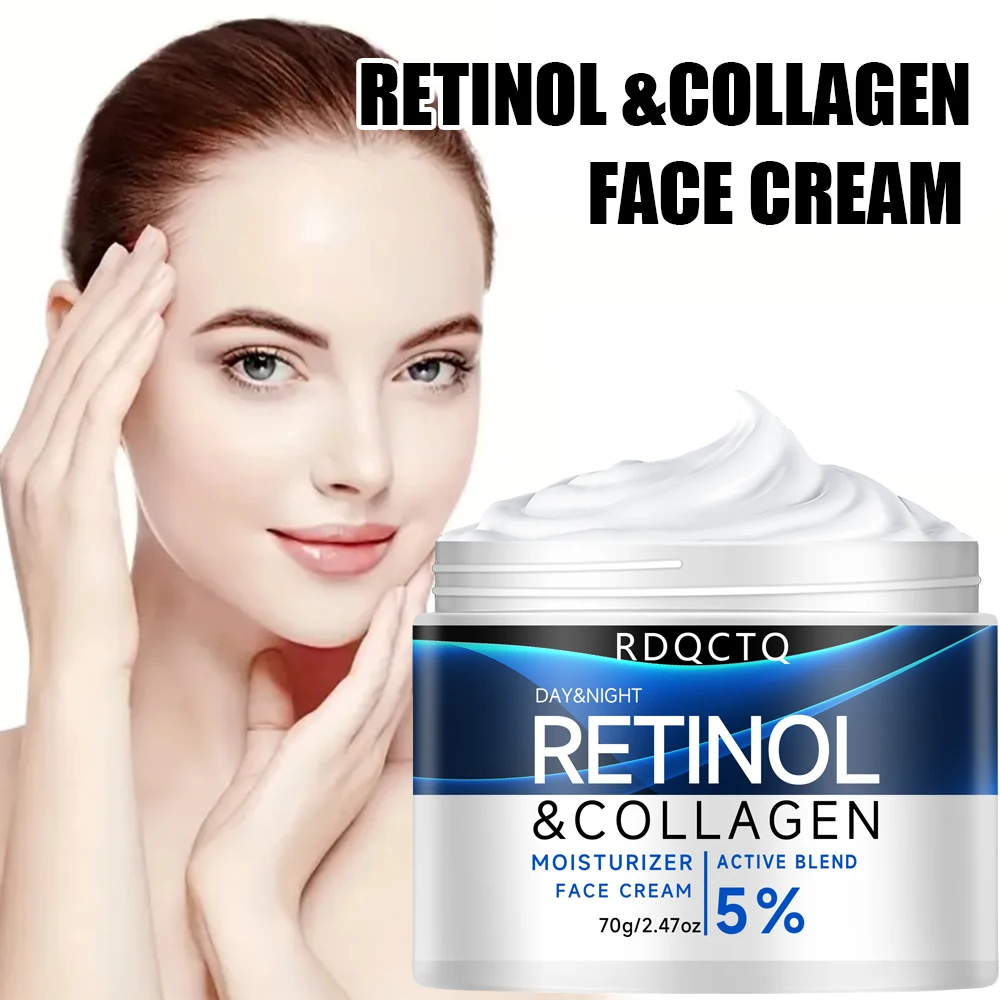 

RDQCTQ Retinol Anti-Aging Skin Care Set - Wrinkle Removing Cream & Essence Firming Lifting Moisturizing for Fine Lines Fade
