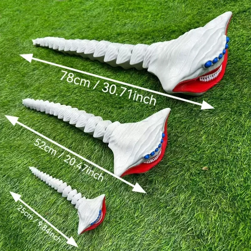 New 78cm Large Size 3d Printing Subnautica Sea Eater Bloop Gran Maja Action Figure Model Toy Doll Christmas Gifts Toys - view 5