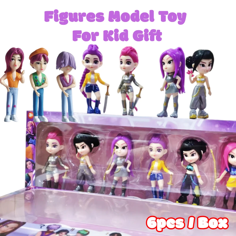 

Новинка, 6 шт., фигурка Rumi Mira Zoe Derpy Tiger SAJA для мальчиков, модель игрушки, настольный декор, коллекция фигурок, модель игрушки, рождественский подарок для ребенка